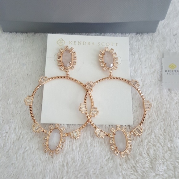 Kendra Scott Jewelry - New Kendra Scott Gareth Open Hoop Drop Earrings